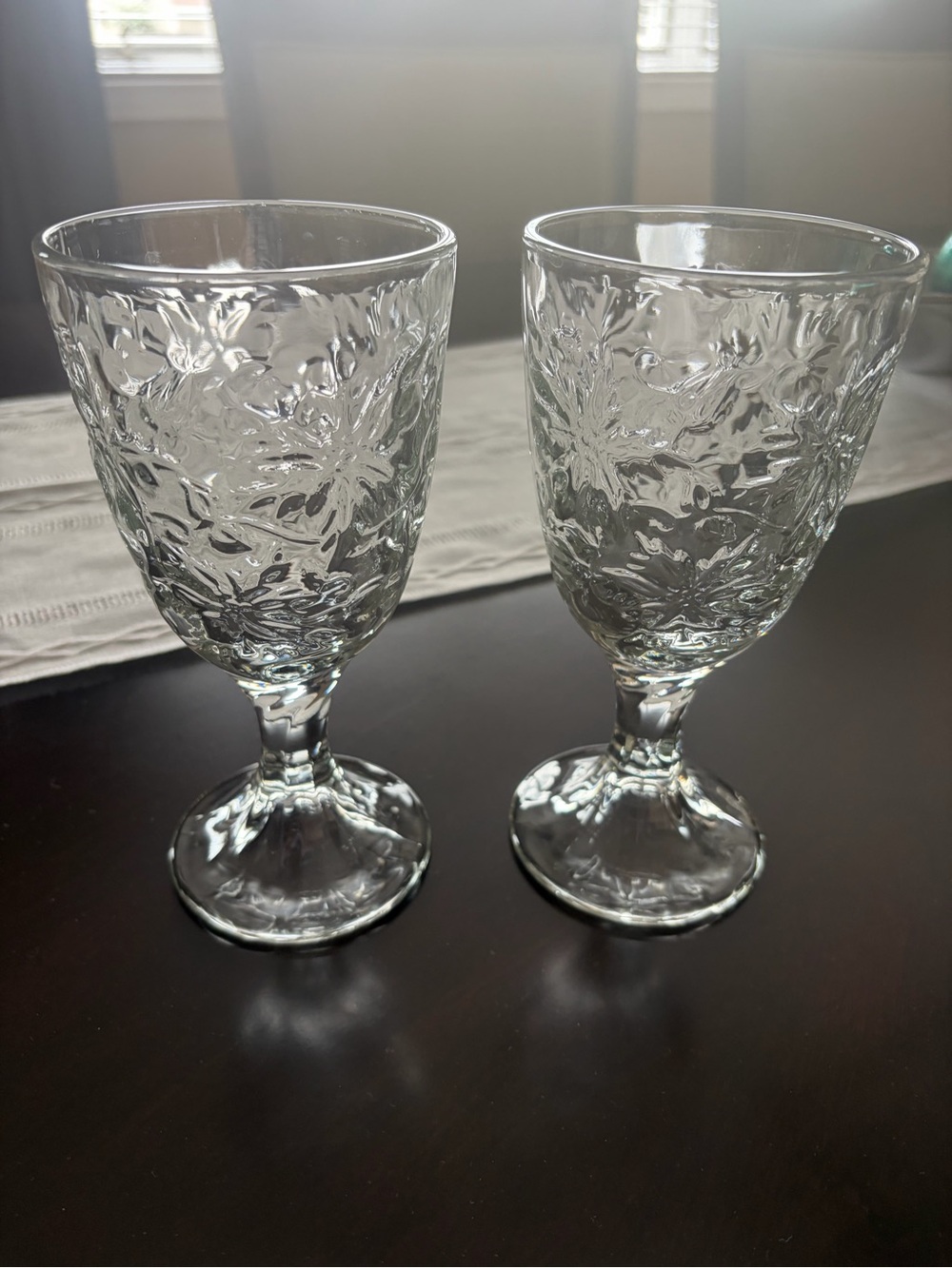 Princess House Crystal Goblets - Set of 2